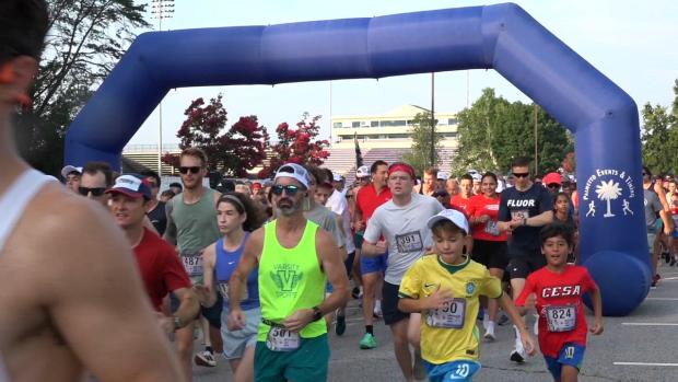 Red White and Blue Shoes 5K