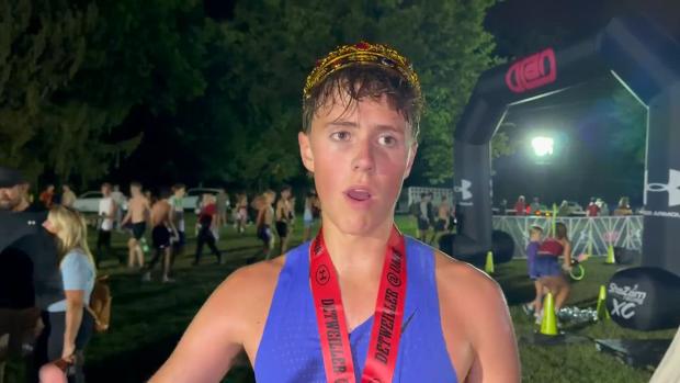 Fremd rising senior David Moore runs well