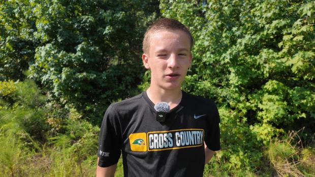 Skyhawk Invitational boys winner Liam Thompson