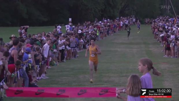 Armando Cruz Winning the Boys Elite Race at Cecil Fields