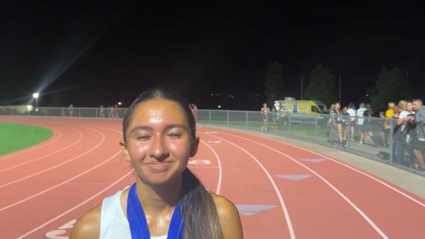 Grace Keefe After Girls 3 Mile Invite Win