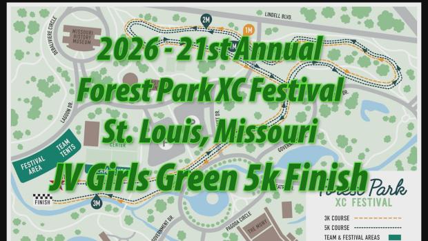 2026 FPXCF JV Girls Green Division 5k Race Finish