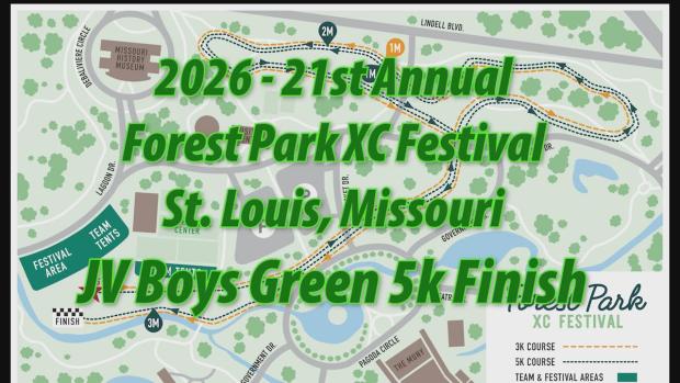 JV Boys Green 5k Race Finish