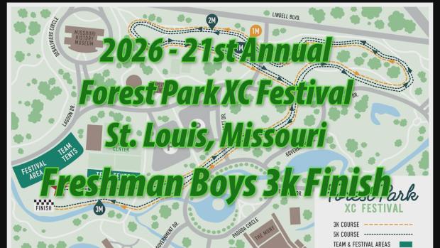 Freshman Boys 3k Race Finish