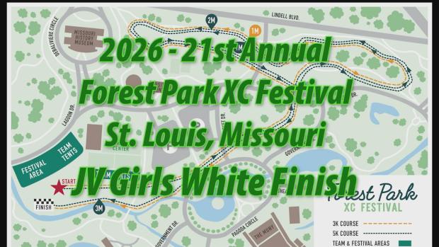 JV Girls White 5K Race Finish