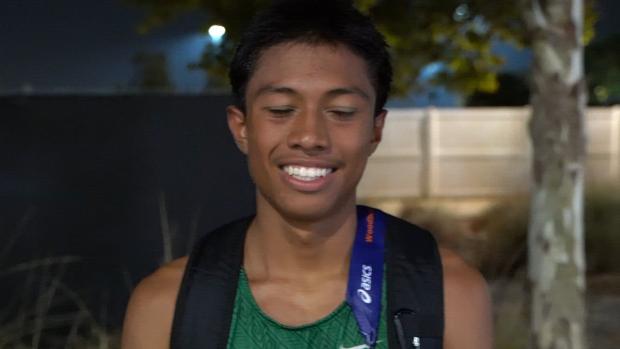 Buddy Espinoza After Winning Red Senior Race
