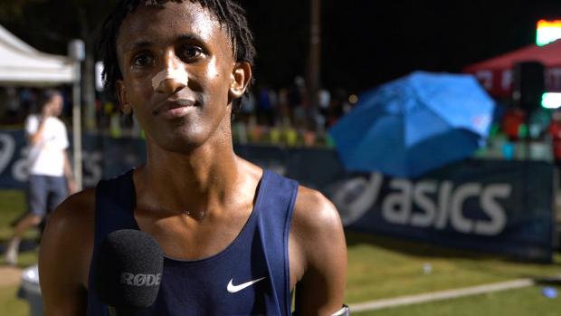 Adinasir Hassan (Northfield-CO) After Winning Woodbridge Sweeps