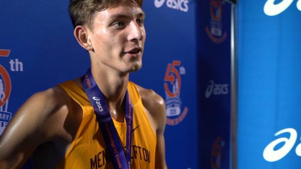 Evan Chopra (Menlo-Atherton-CA) After Winning Rated Varsity Woodbridge